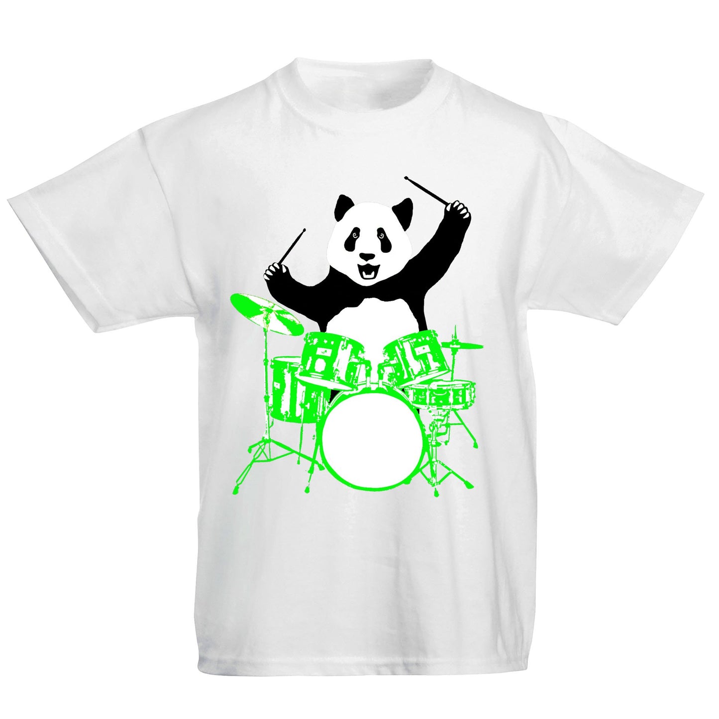 Panda Drummer Kids T-shirt