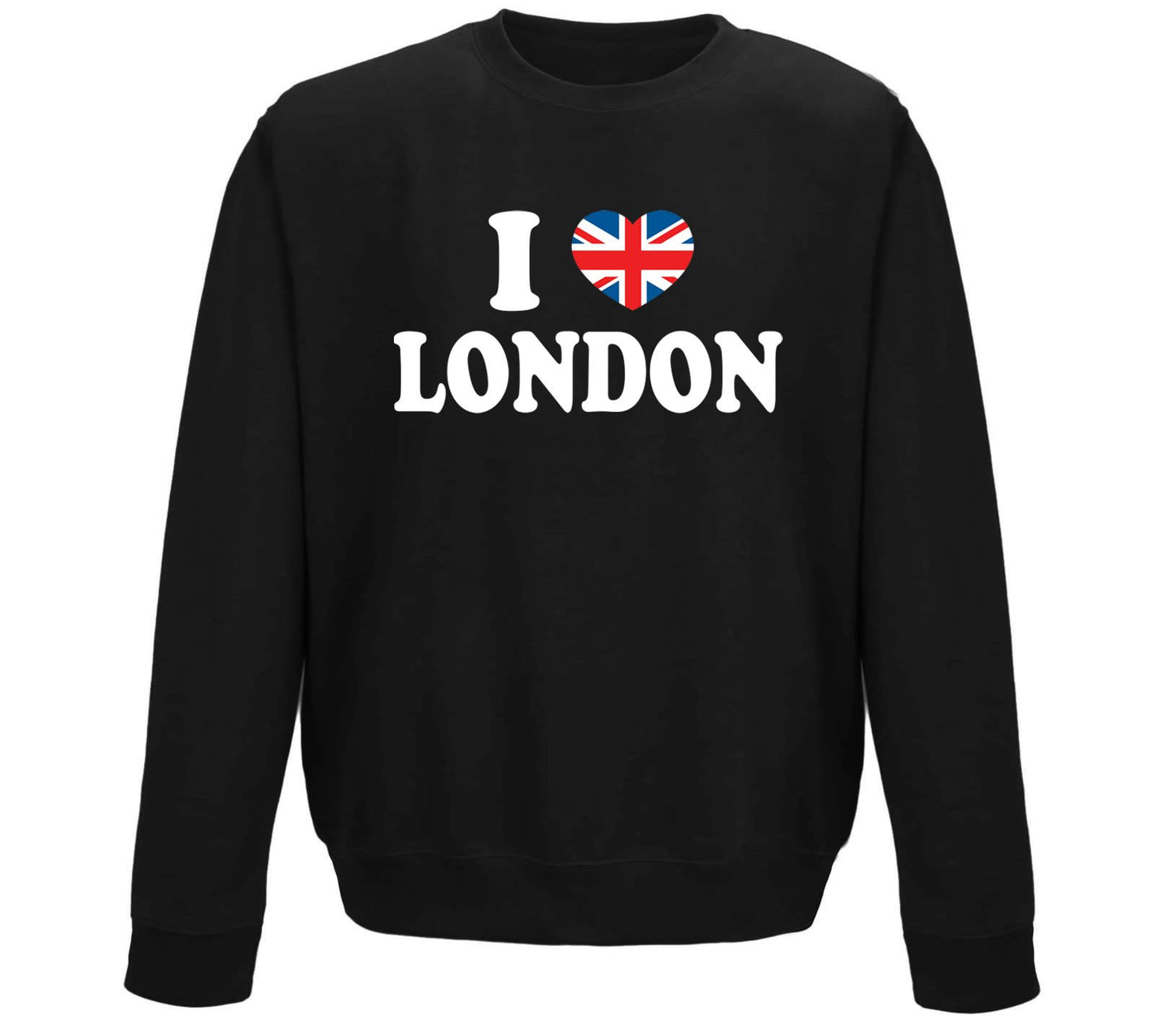 I Love London Union Jack Childrens Sweatshirt