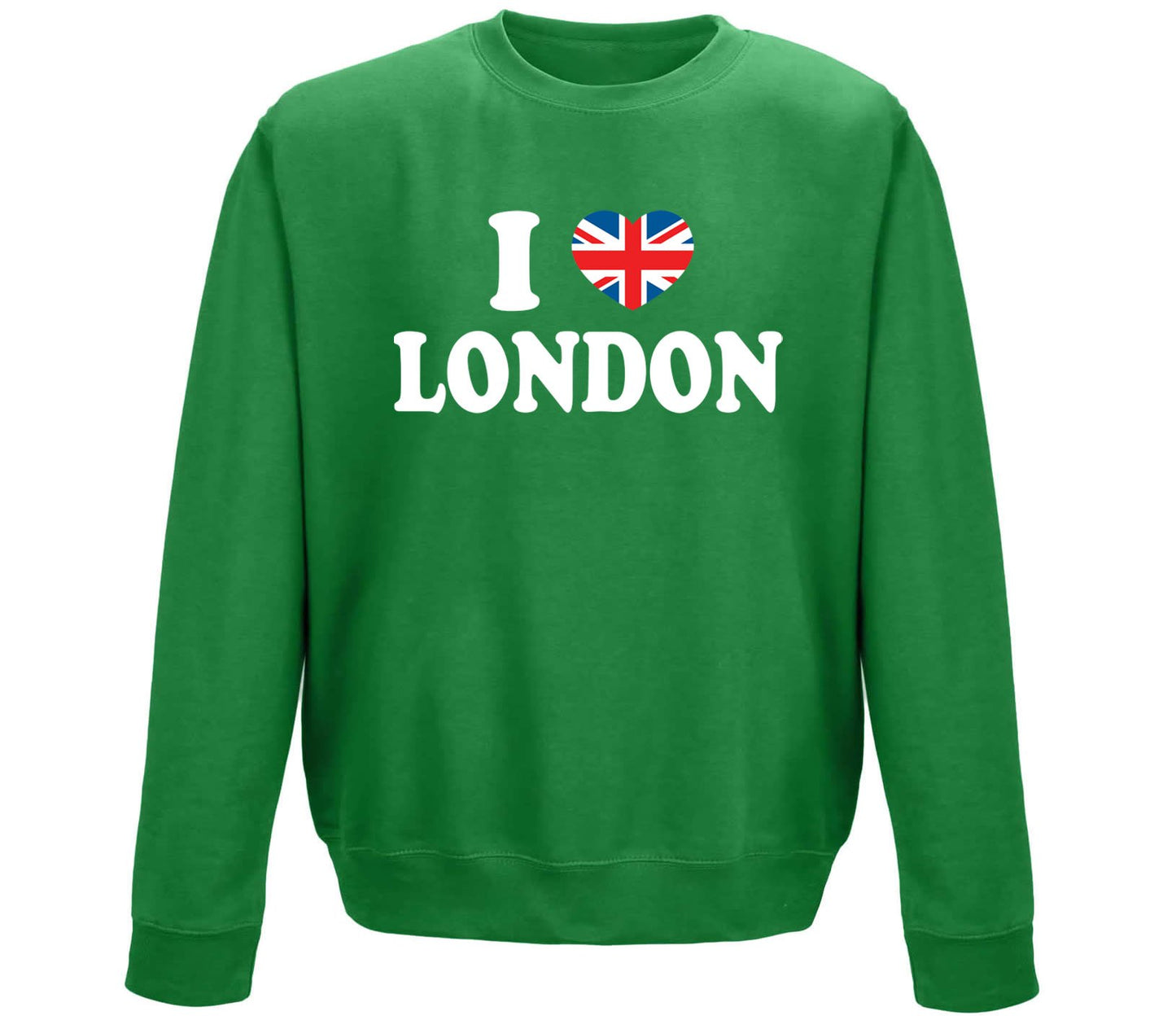 I Love London Union Jack Childrens Sweatshirt