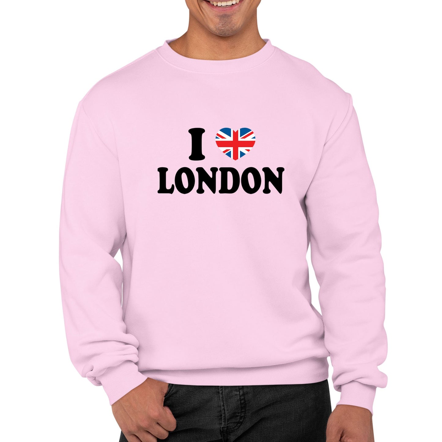 I Love London Union Jack Mens Sweatshirt