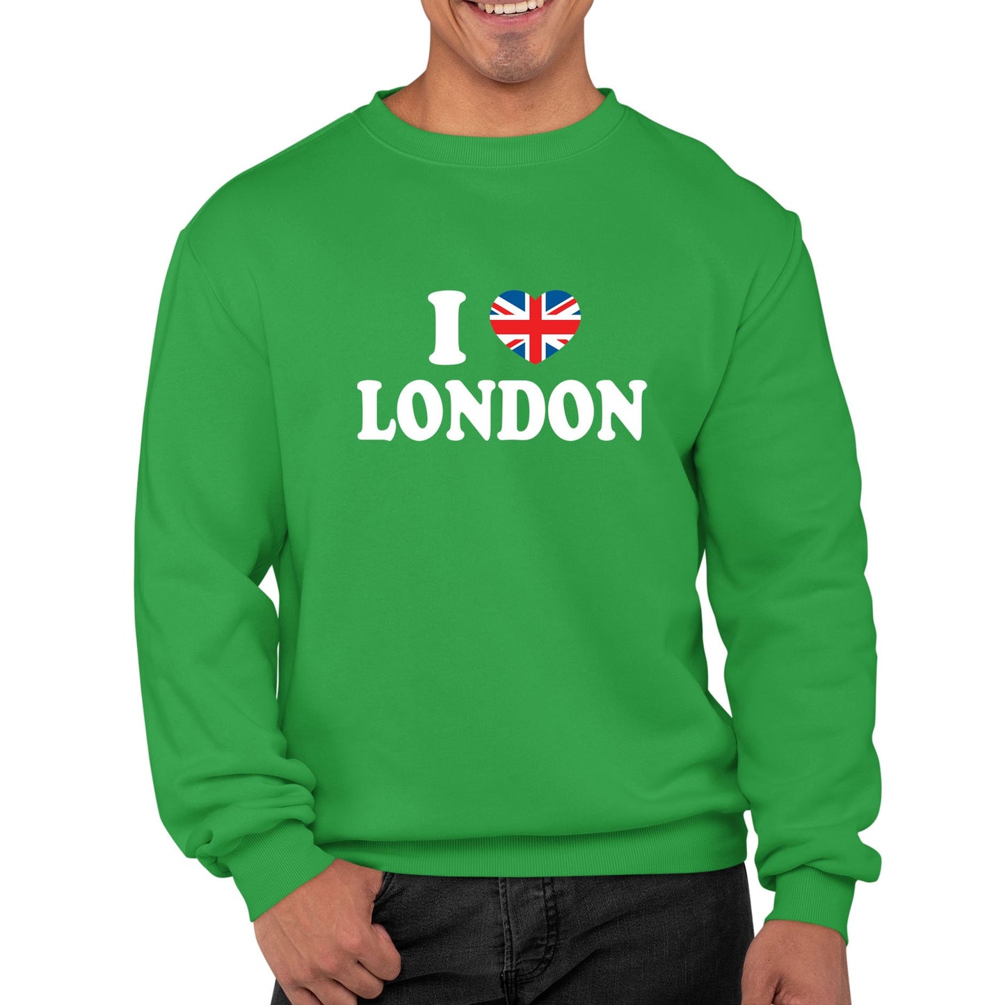 I Love London Union Jack Mens Sweatshirt