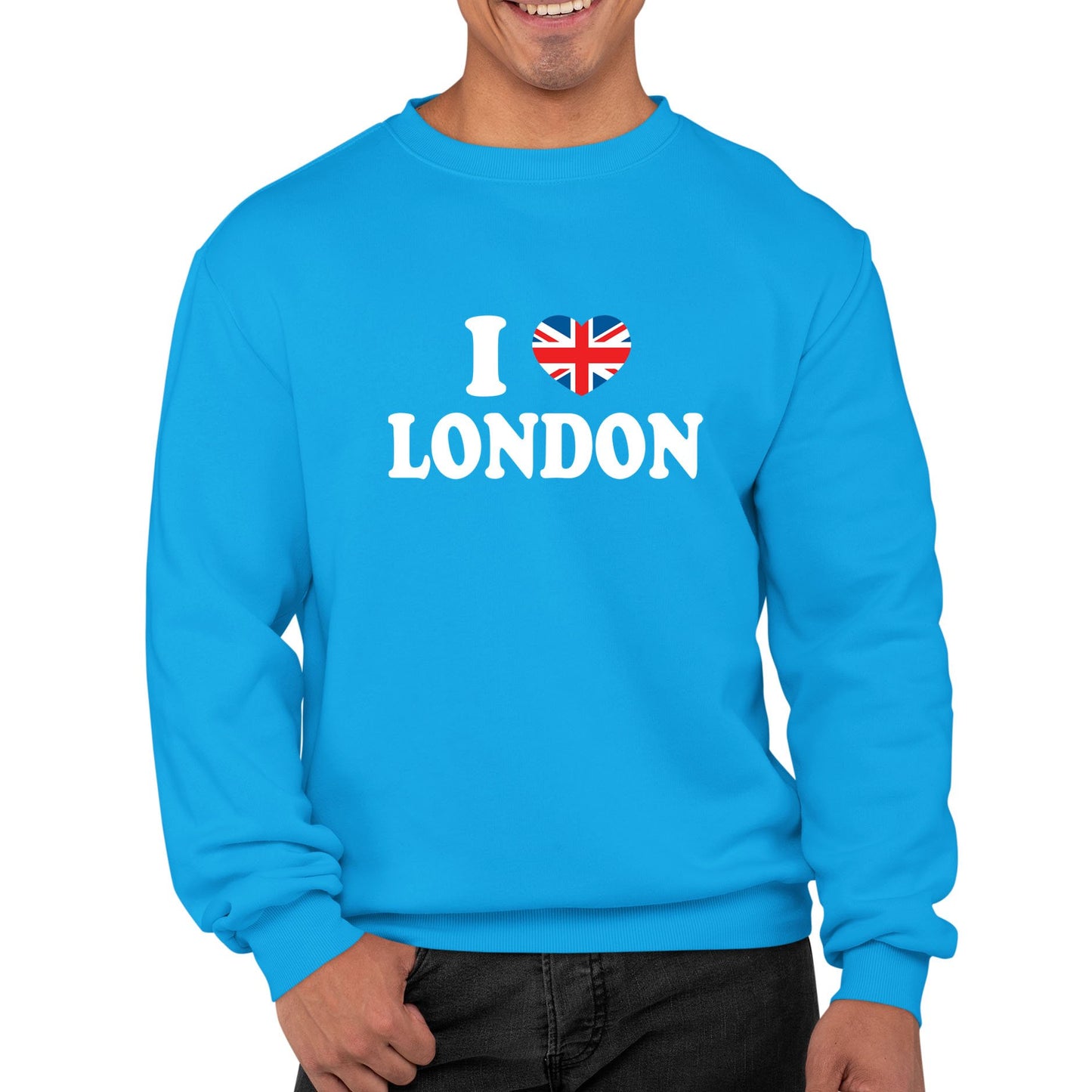 I Love London Union Jack Mens Sweatshirt