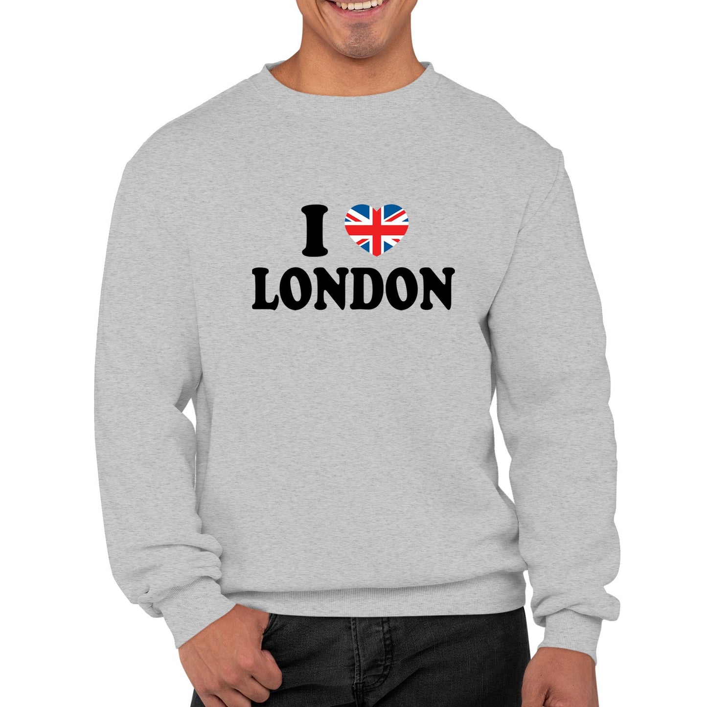 I Love London Union Jack Mens Sweatshirt