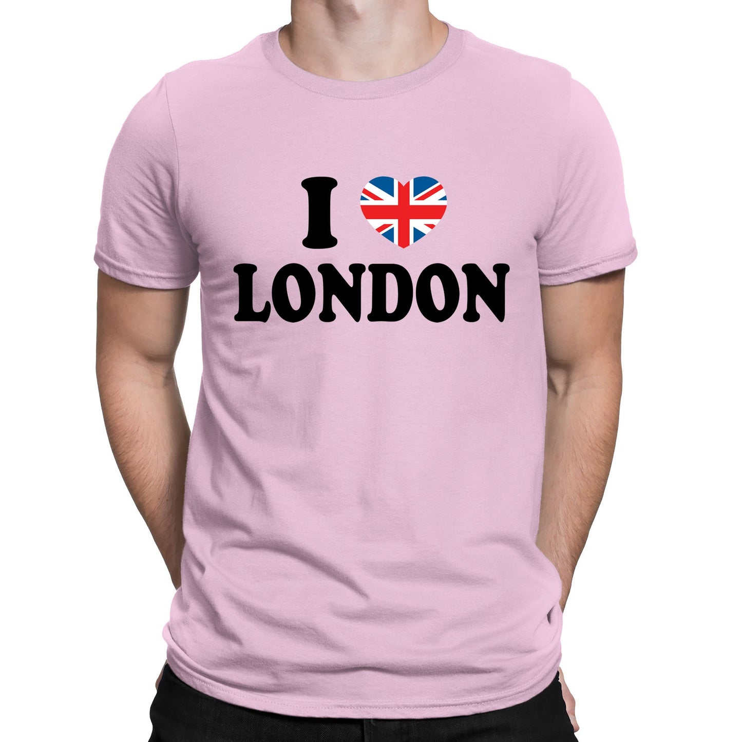 I Love London Union Jack Mens T-shirt