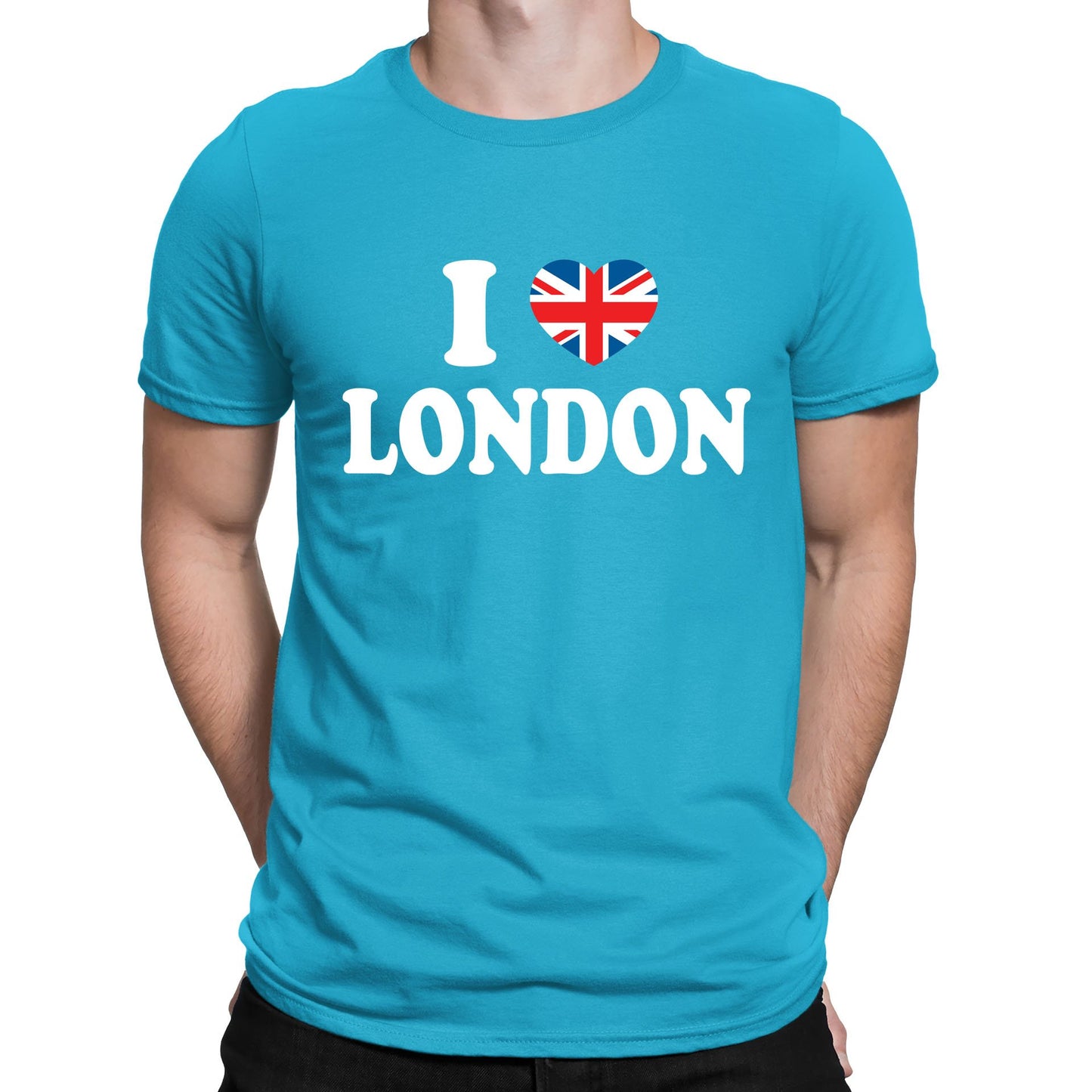 I Love London Union Jack Mens T-shirt