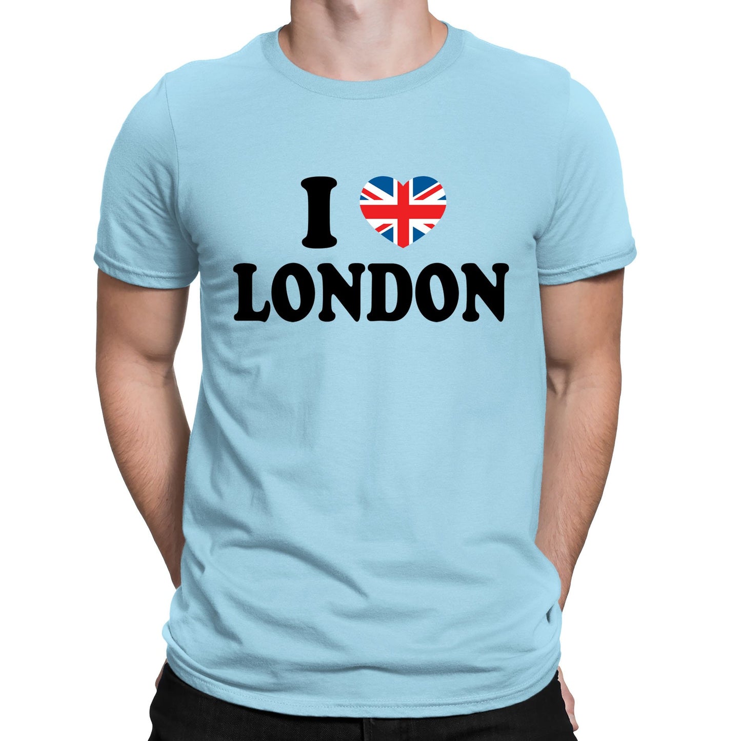 I Love London Union Jack Mens T-shirt