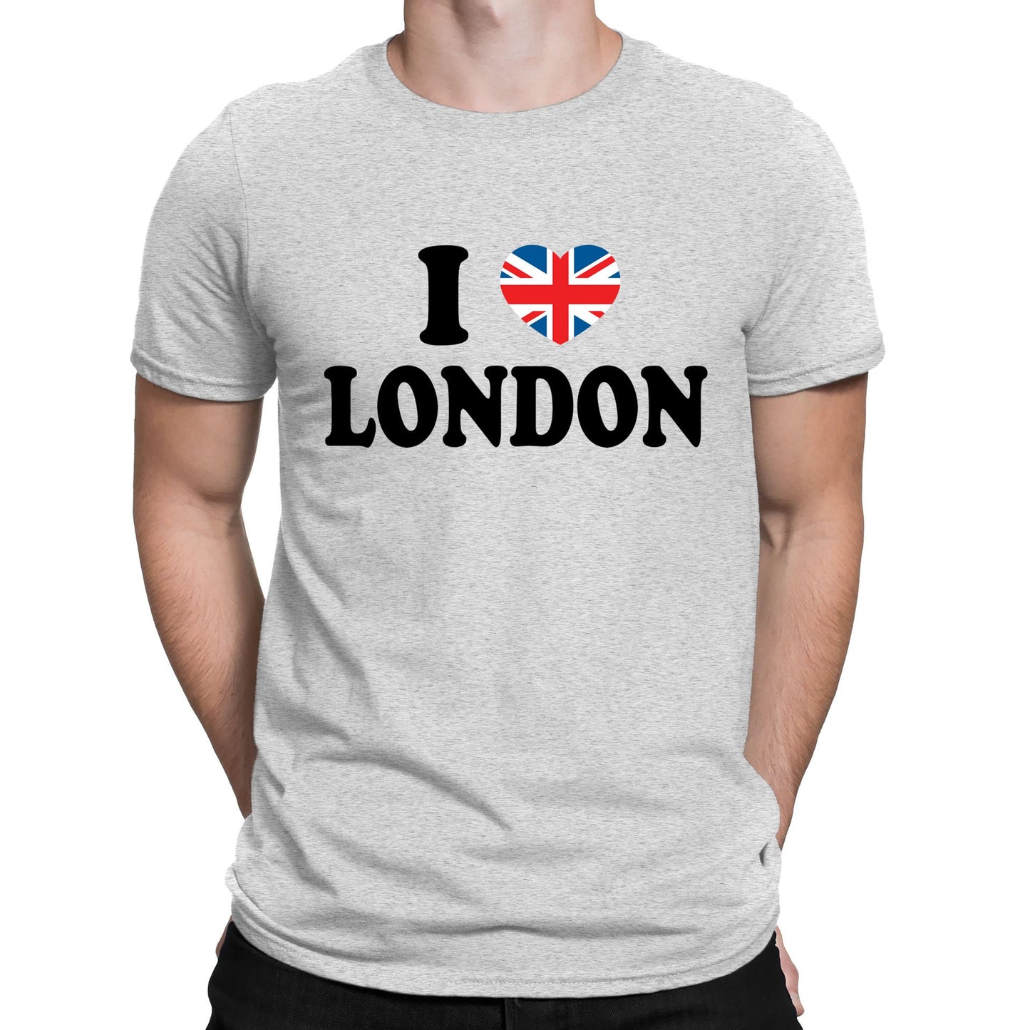 I Love London Union Jack Mens T-shirt