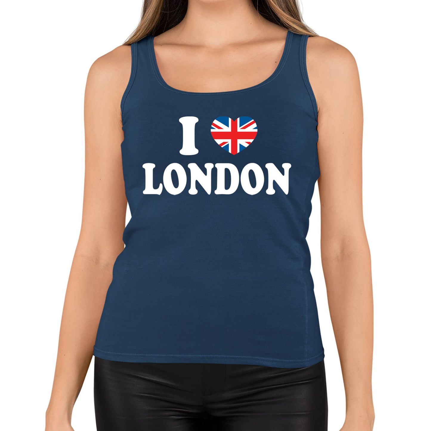 I Love London Union Jack Womens Vest