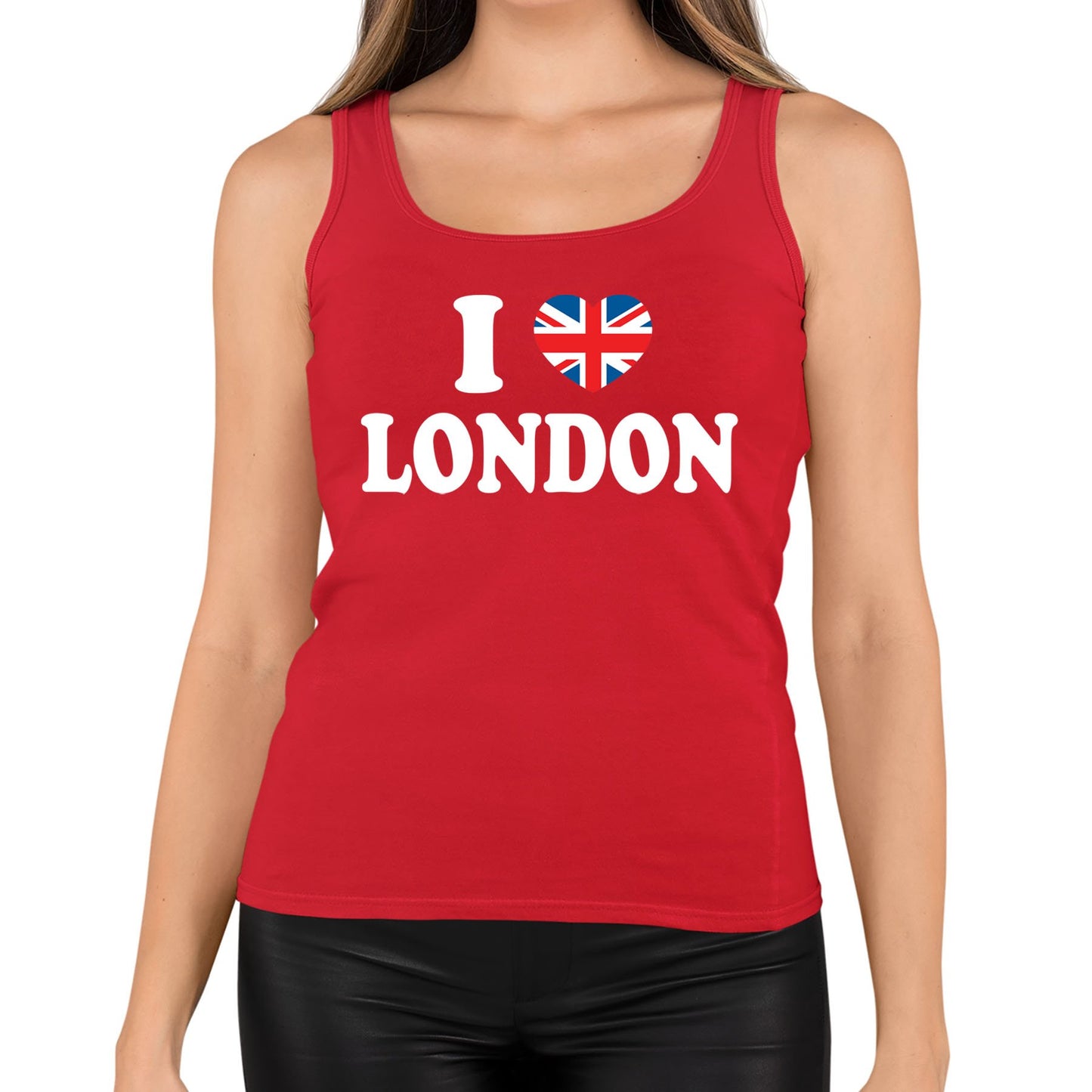 I Love London Union Jack Womens Vest