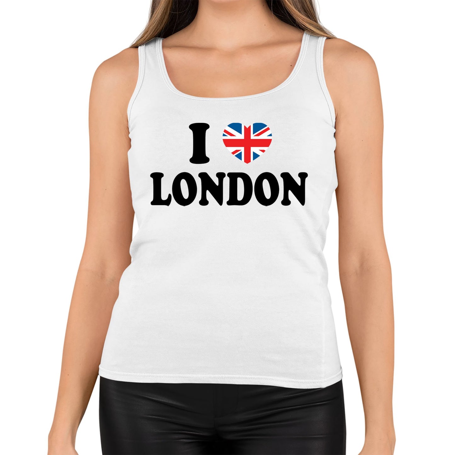 I Love London Union Jack Womens Vest