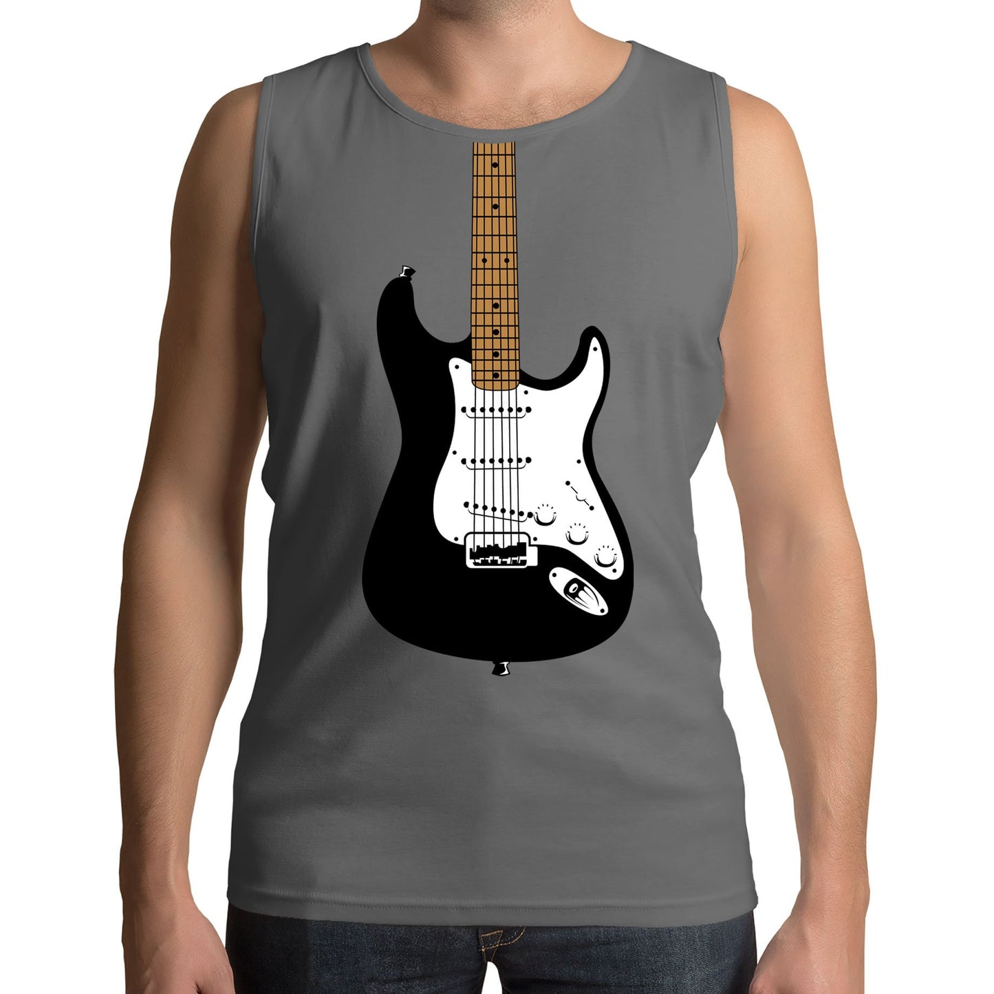 Electric Guitar Mens Vest