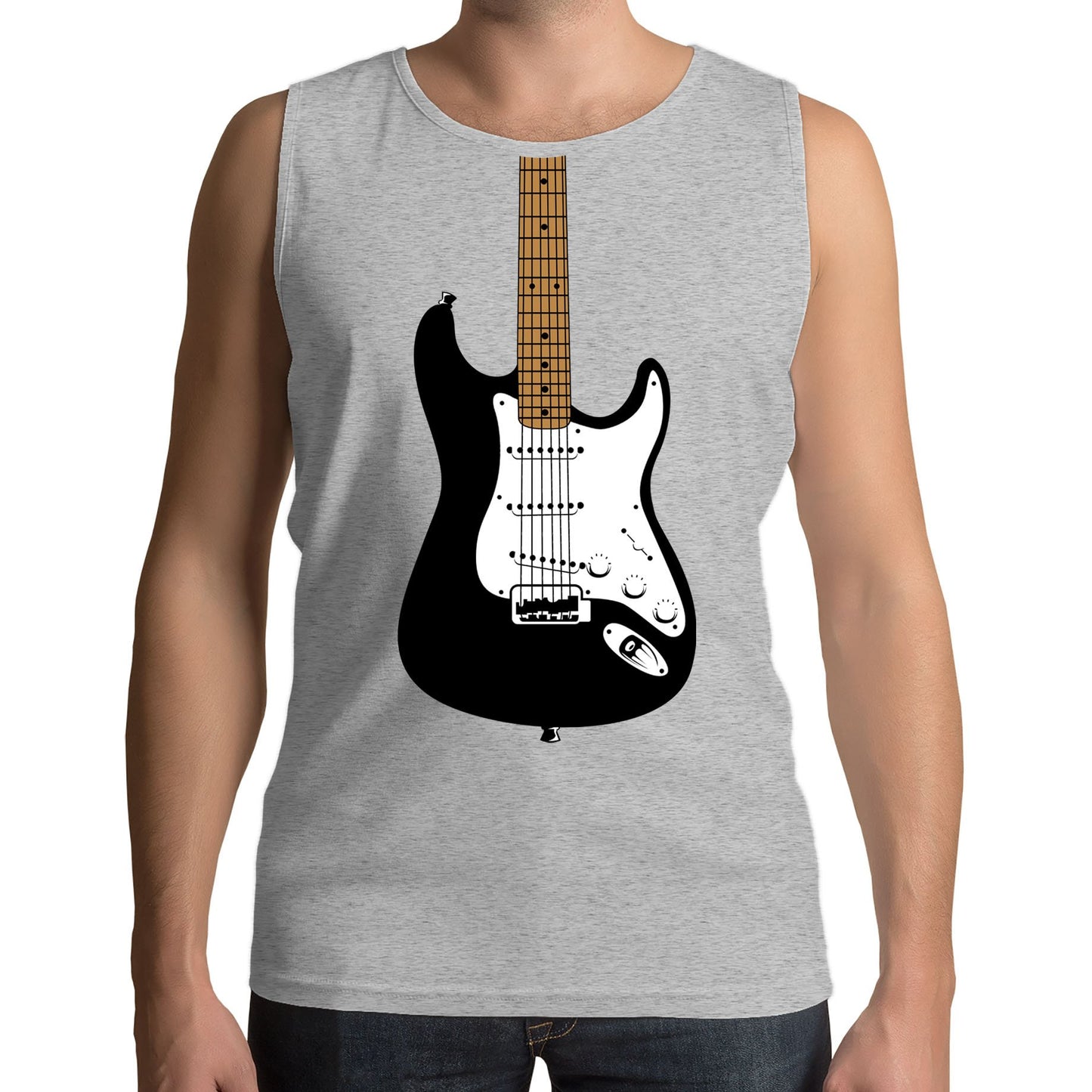 Electric Guitar Mens Vest