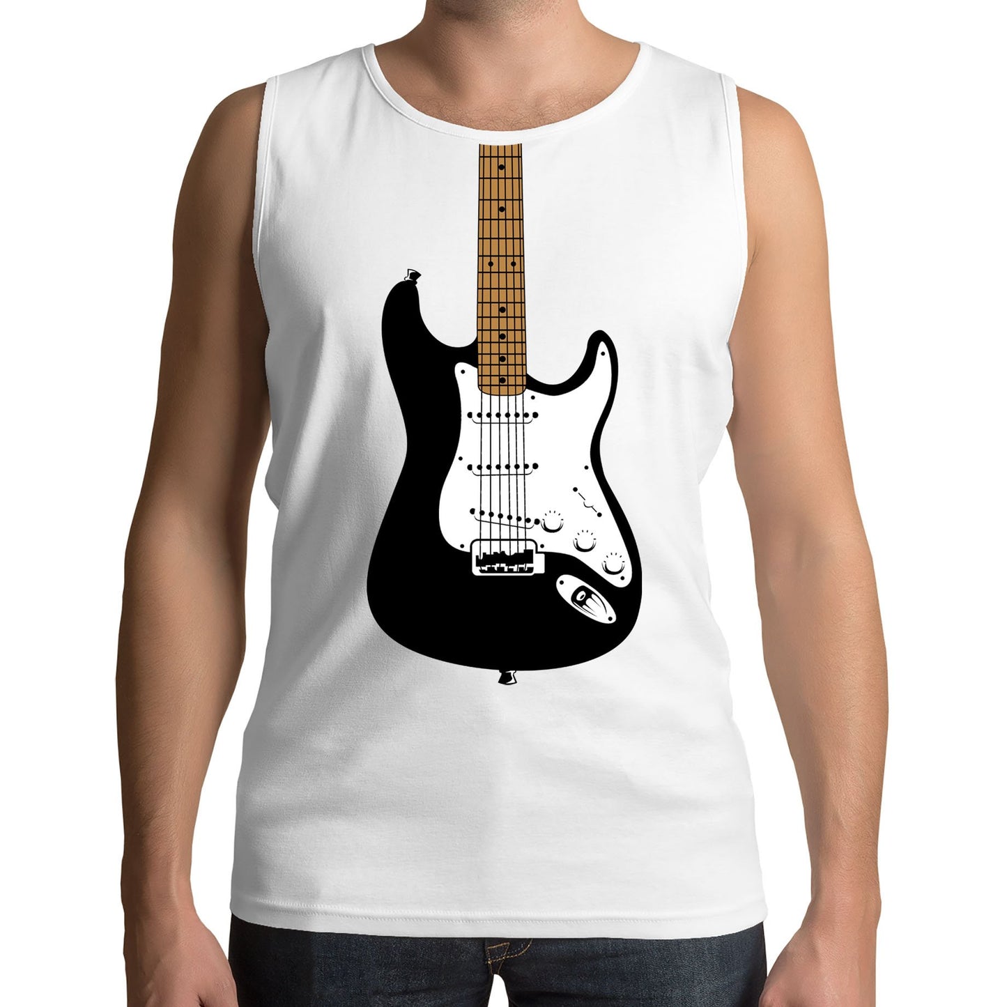 Electric Guitar Mens Vest