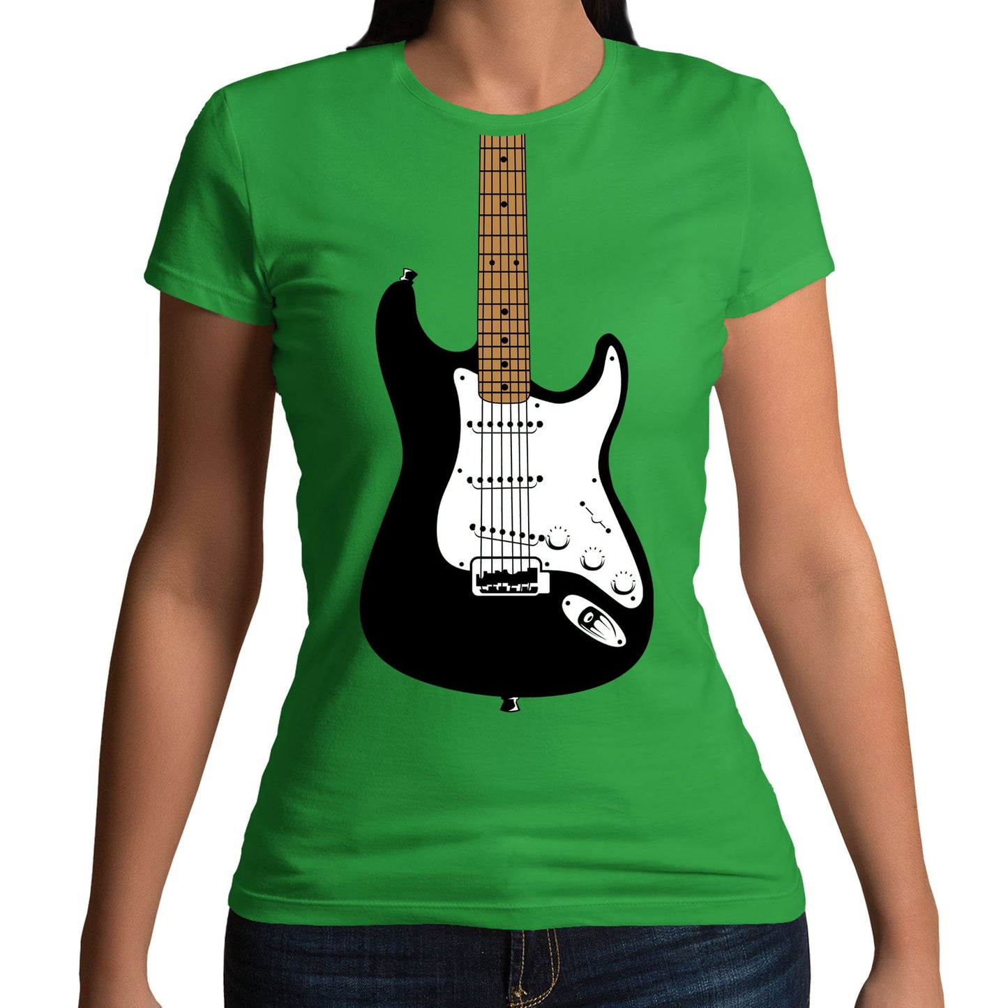 Electric Guitar Womens T-shirt