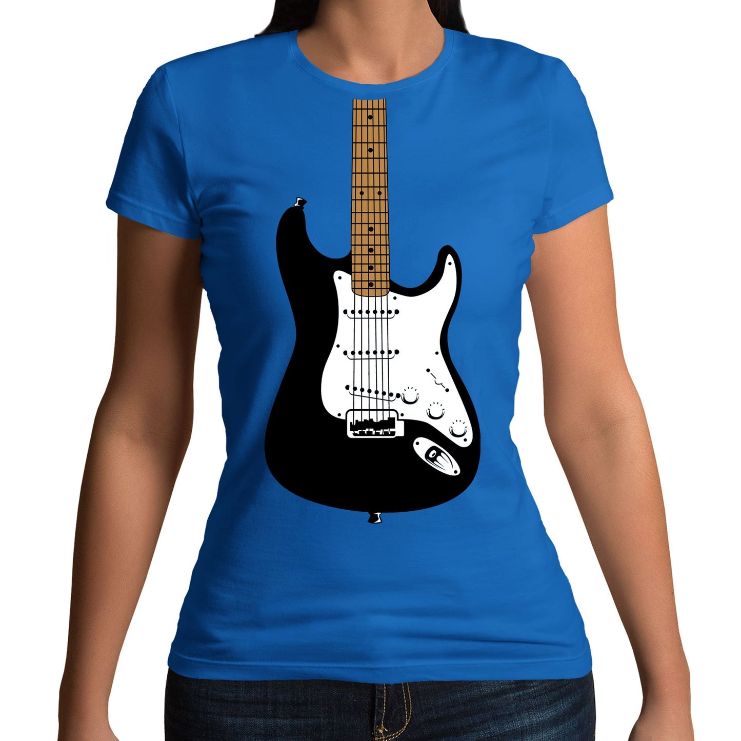 Electric Guitar Womens T-shirt