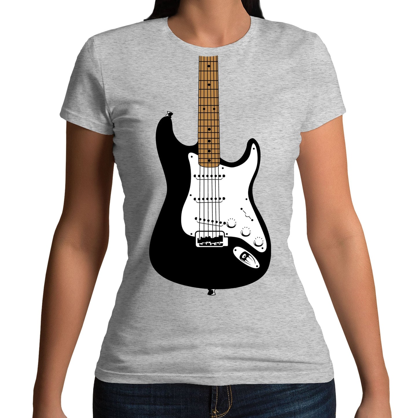 Electric Guitar Womens T-shirt