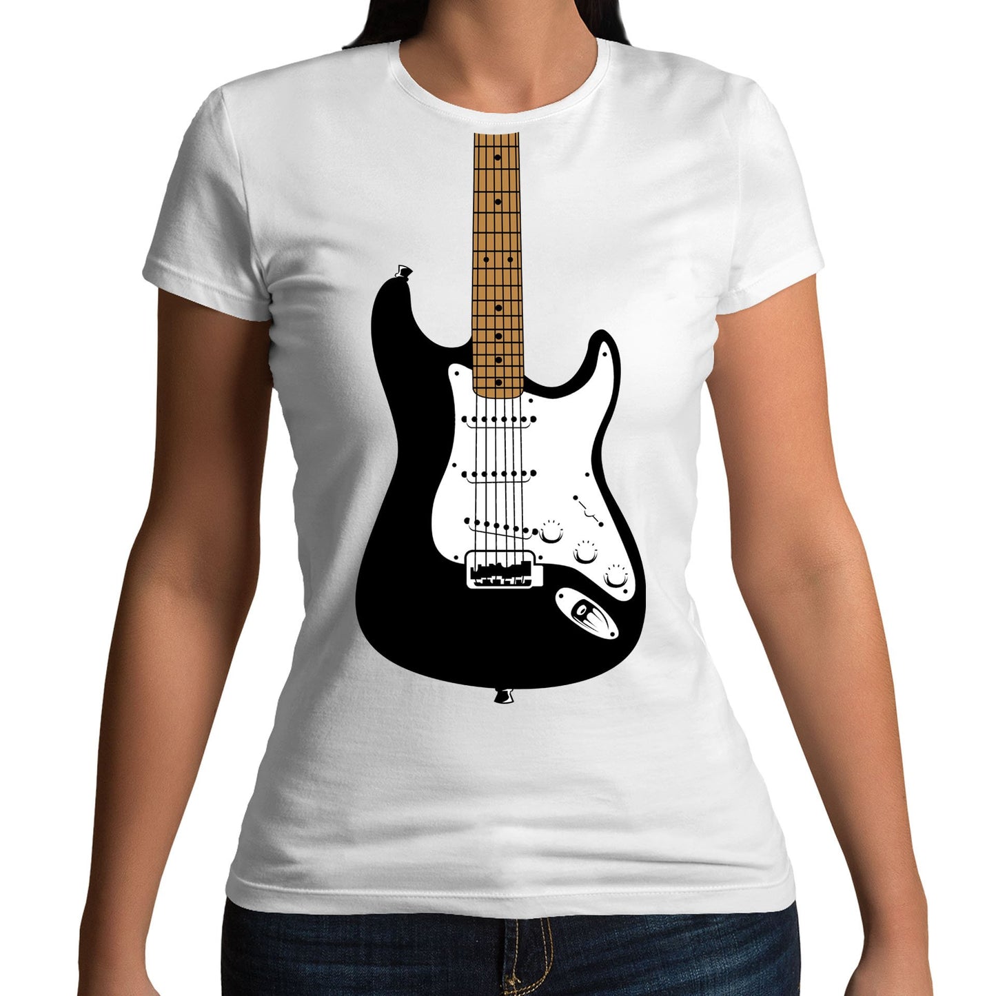 Electric Guitar Womens T-shirt