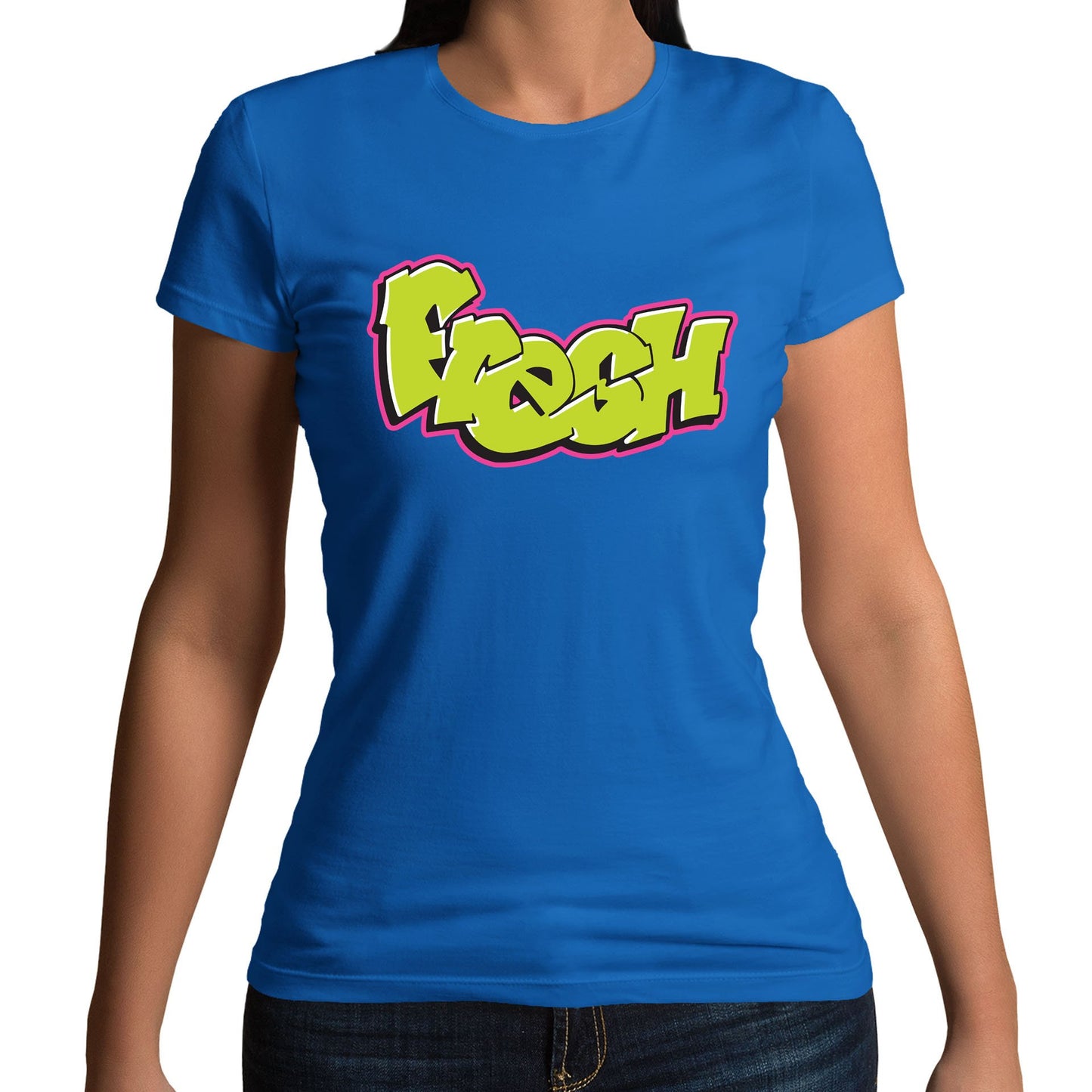 Fresh Prince Graffiti Womens T-shirt