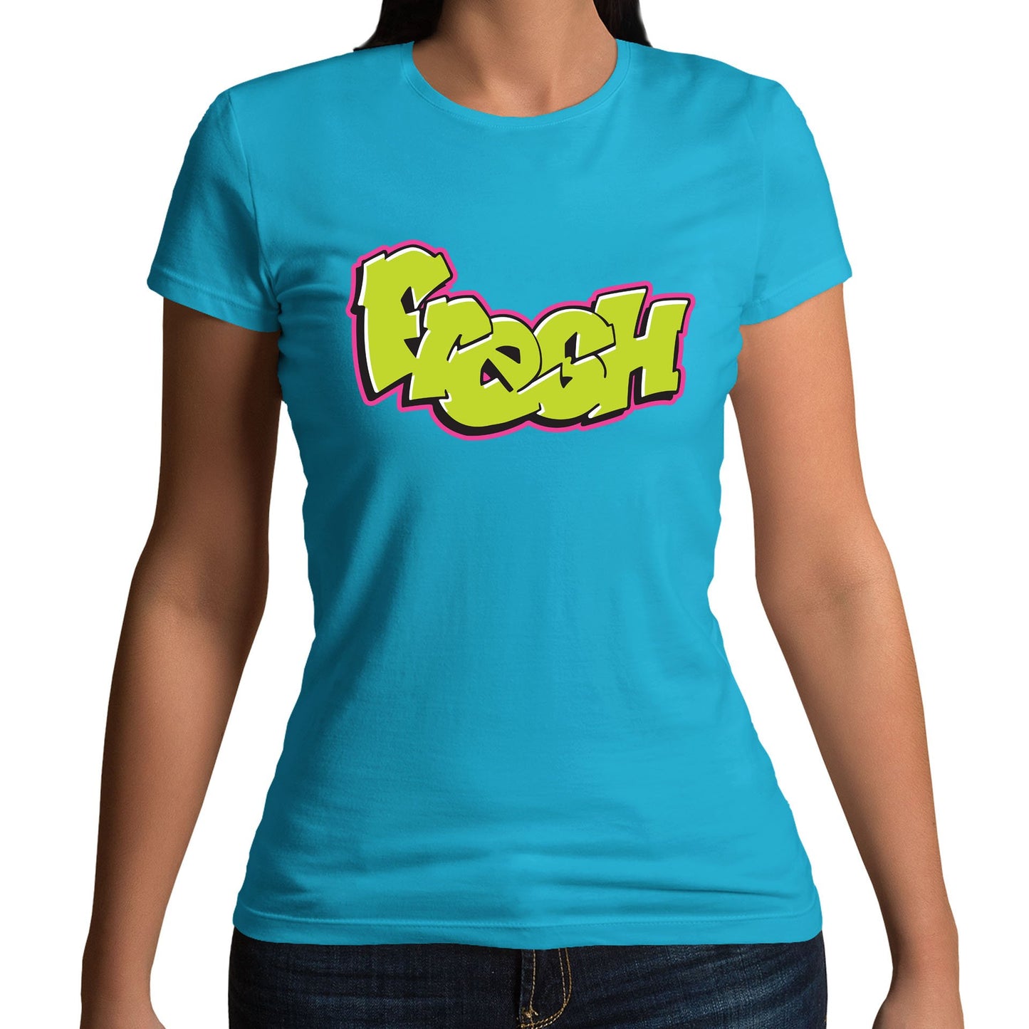 Fresh Prince Graffiti Womens T-shirt