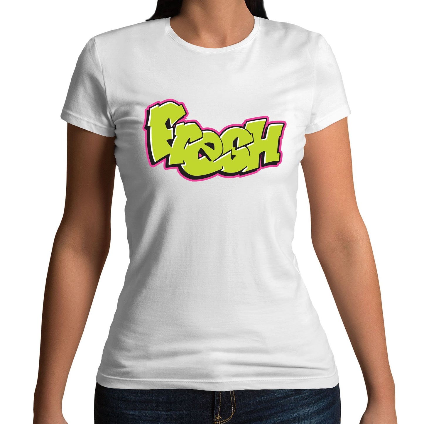 Fresh Prince Graffiti Womens T-shirt