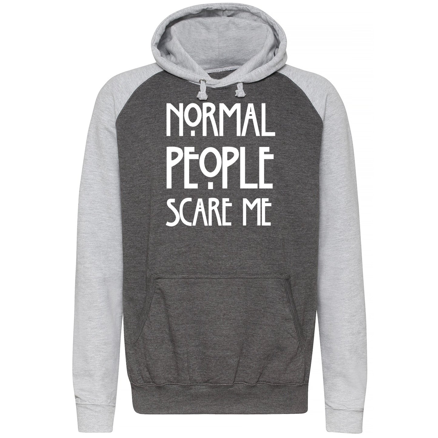 Normal People Scare Me Baseball Hoodie