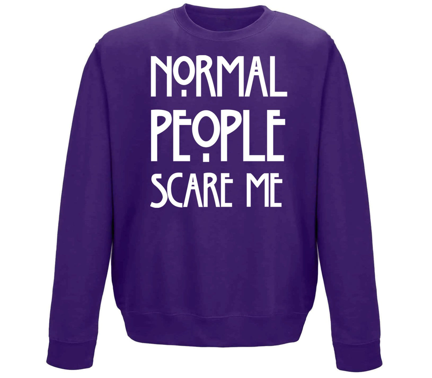 Normal People Scare Me Childrens Sweatshirt