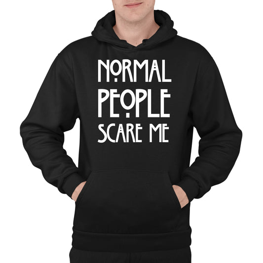 Normal People Scare Me Mens Pullover Hoodie