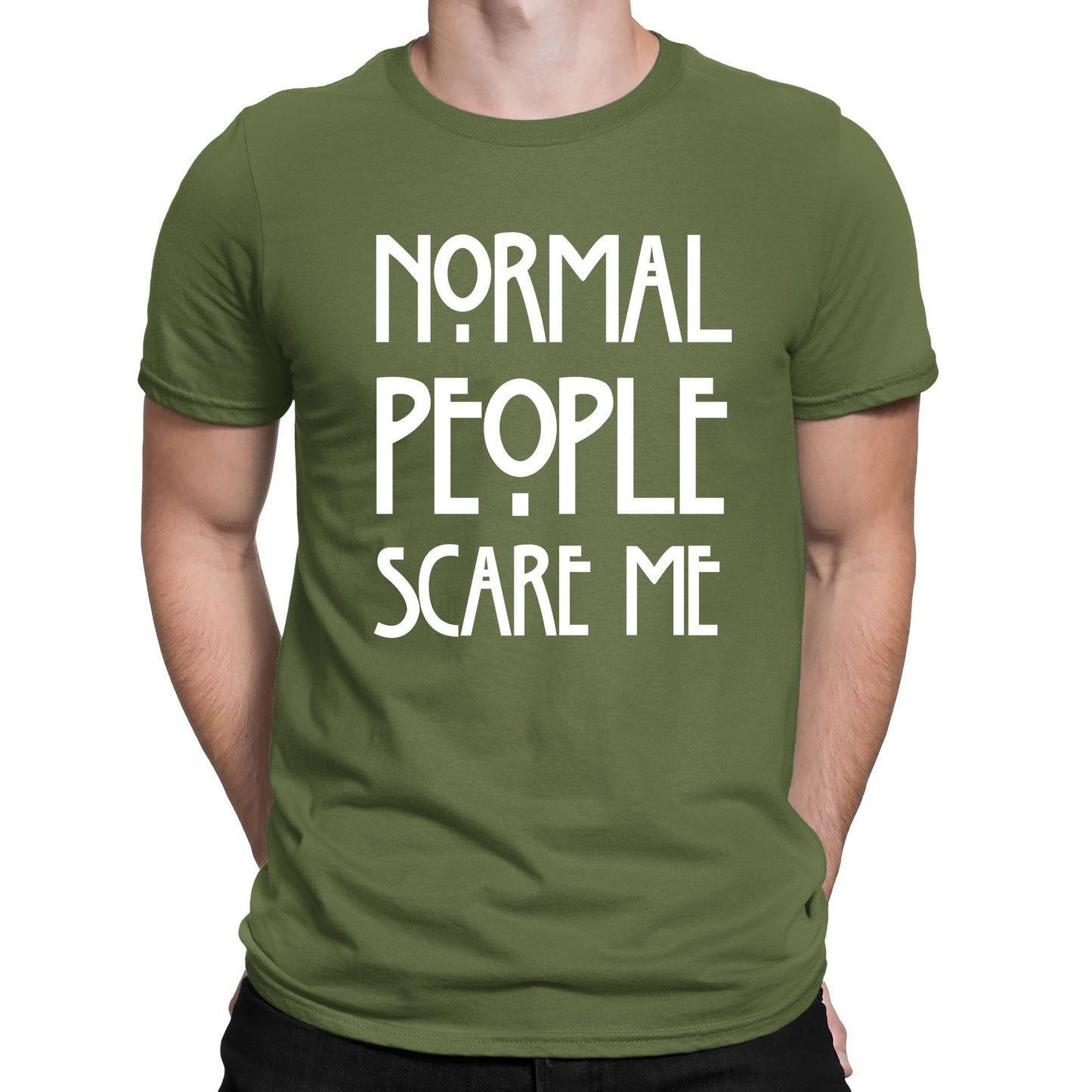 Normal People Scare Me Mens T-shirt