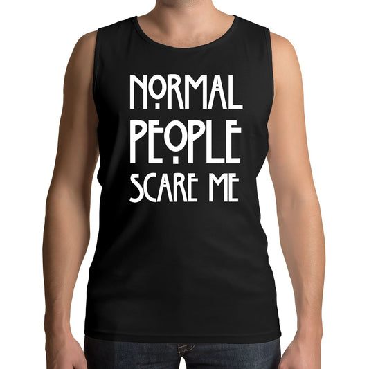 Normal People Scare Me Mens Vest