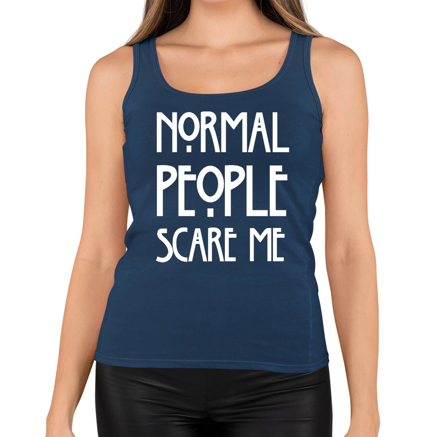 Normal People Scare Me Womens Vest