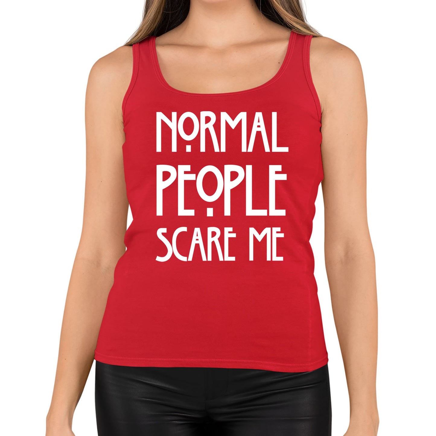 Normal People Scare Me Womens Vest