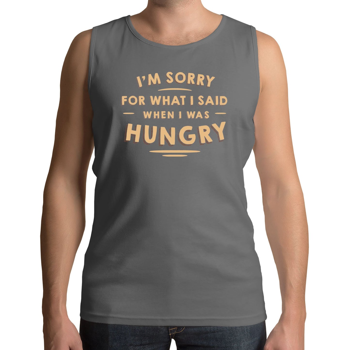 I'm Sorry I Was Hungry Mens Vest