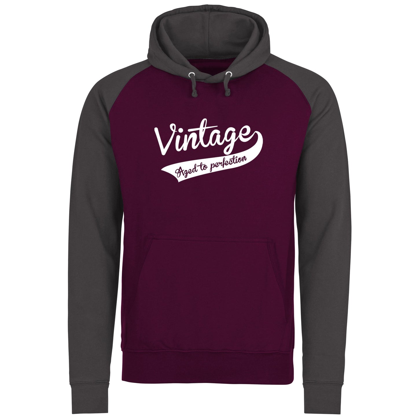 Vintage Aged To Perfection Baseball Hoodie