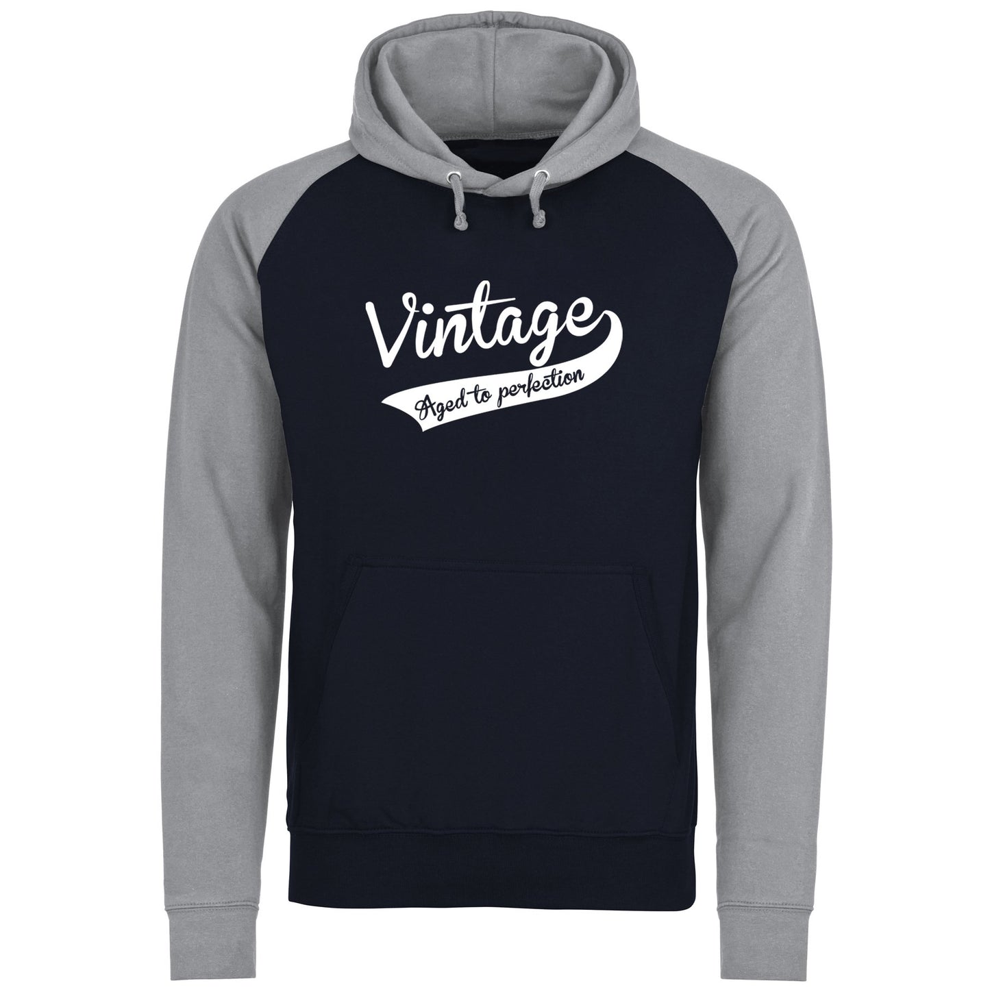 Vintage Aged To Perfection Baseball Hoodie