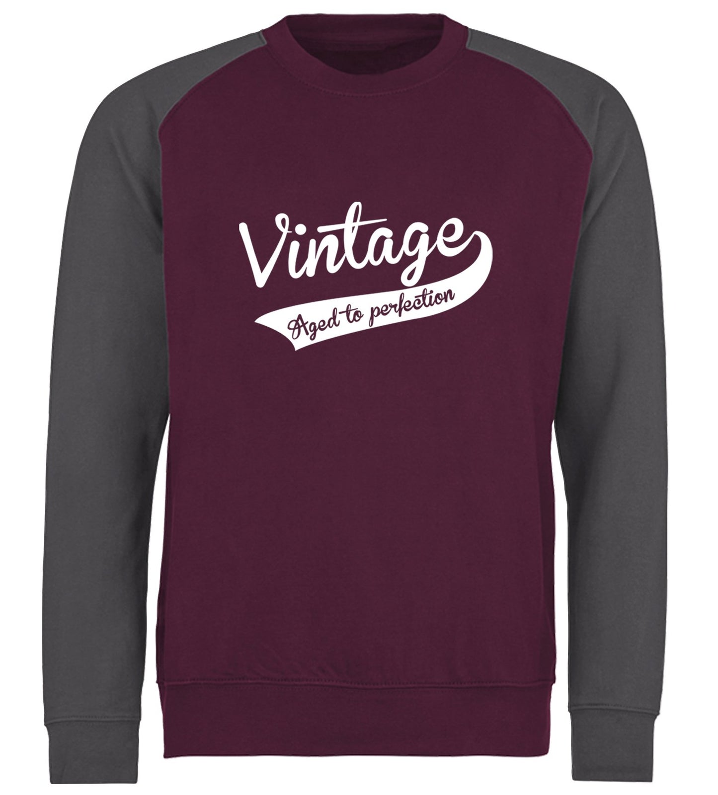 Vintage Aged To Perfection Baseball Sweatshirt