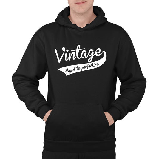 Vintage Aged To Perfection Mens Pullover Hoodie