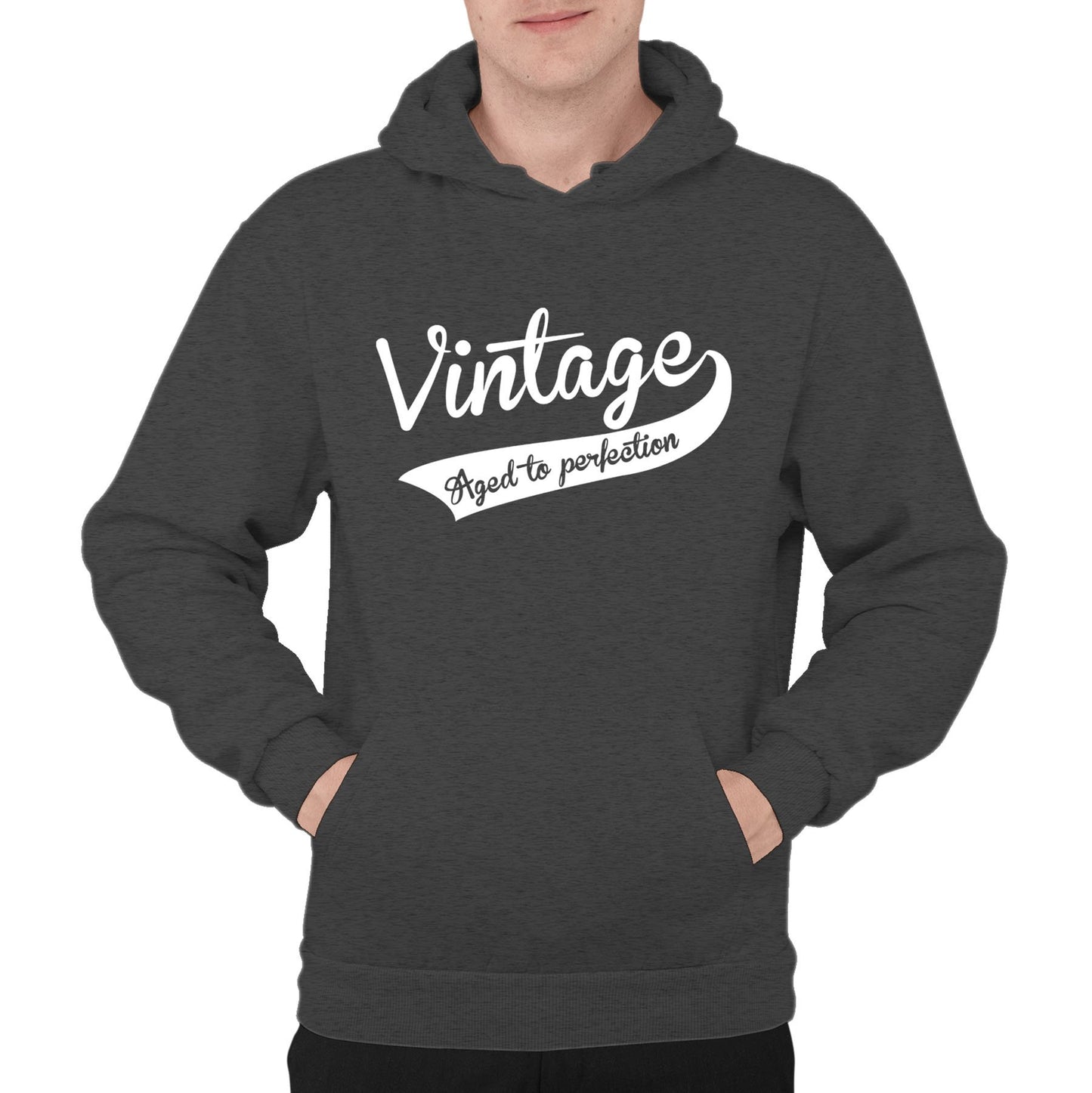 Vintage Aged To Perfection Mens Pullover Hoodie