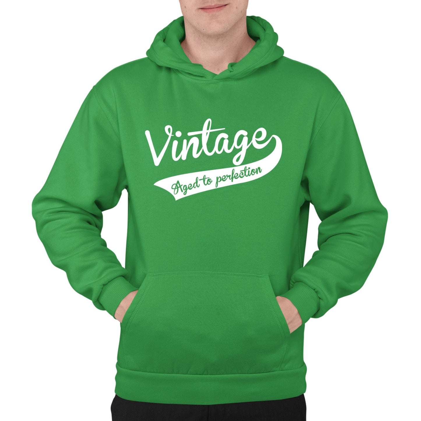 Vintage Aged To Perfection Mens Pullover Hoodie