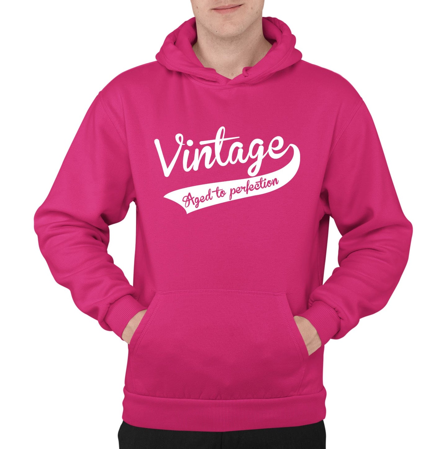 Vintage Aged To Perfection Mens Pullover Hoodie