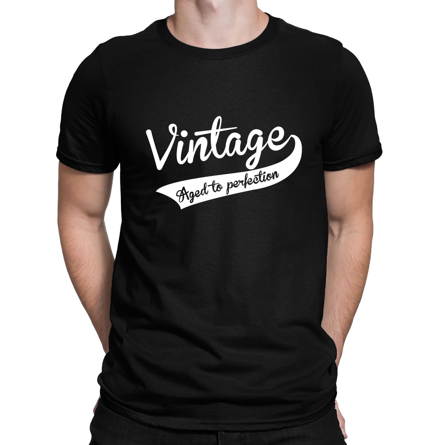 Vintage Aged To Perfection Mens T-shirt