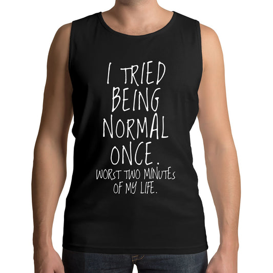 I Tried Being Normal Once Mens Vest