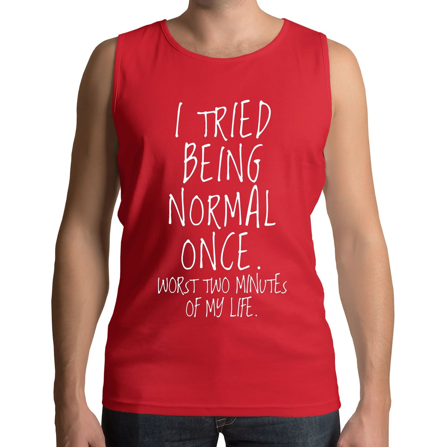 I Tried Being Normal Once Mens Vest