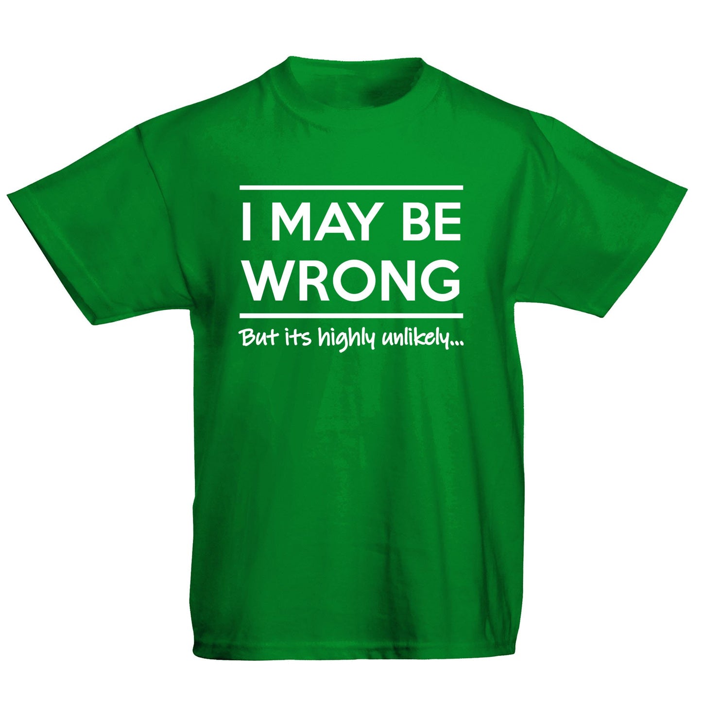 I May Be Wrong Kids T-shirt