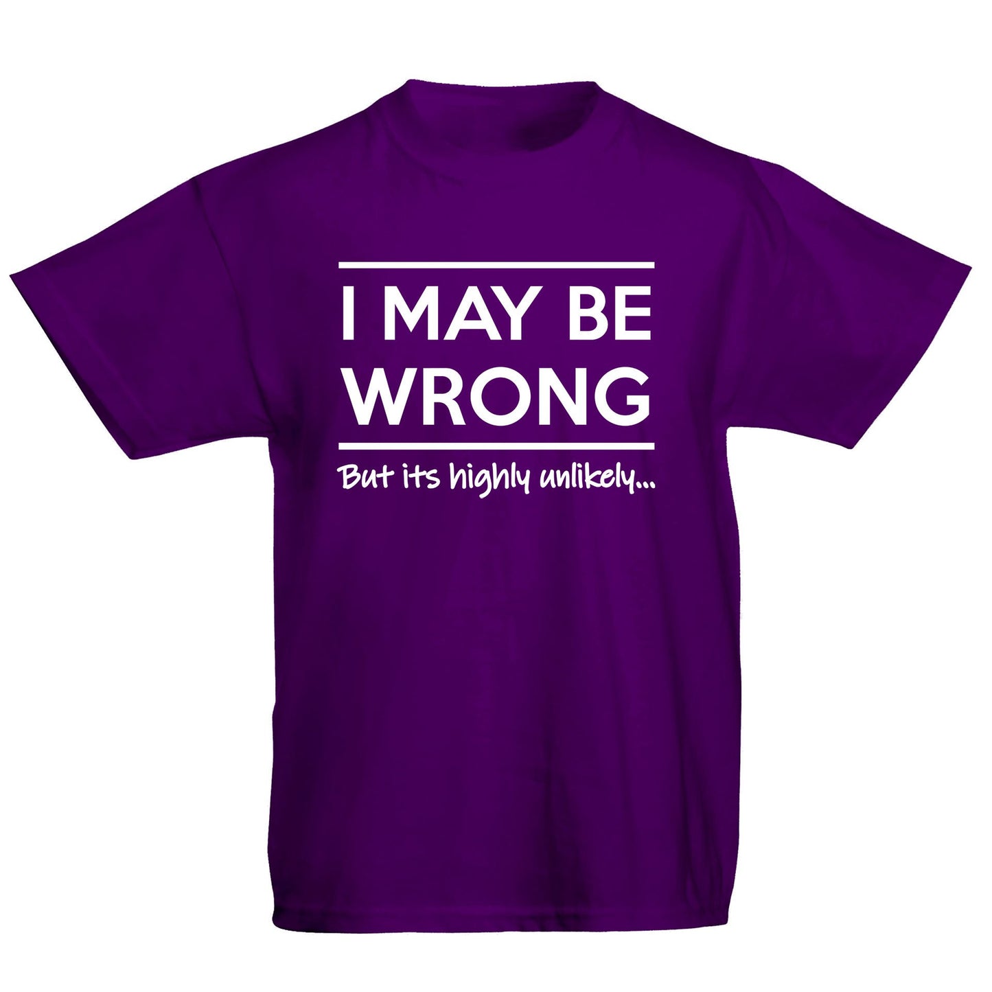 I May Be Wrong Kids T-shirt