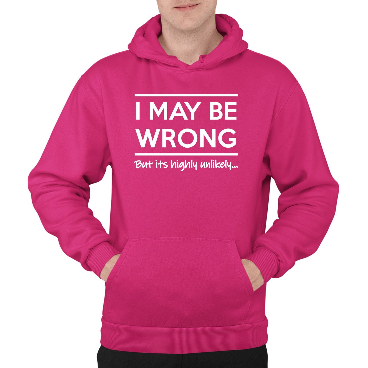 I May Be Wrong Mens Pullover Hoodie