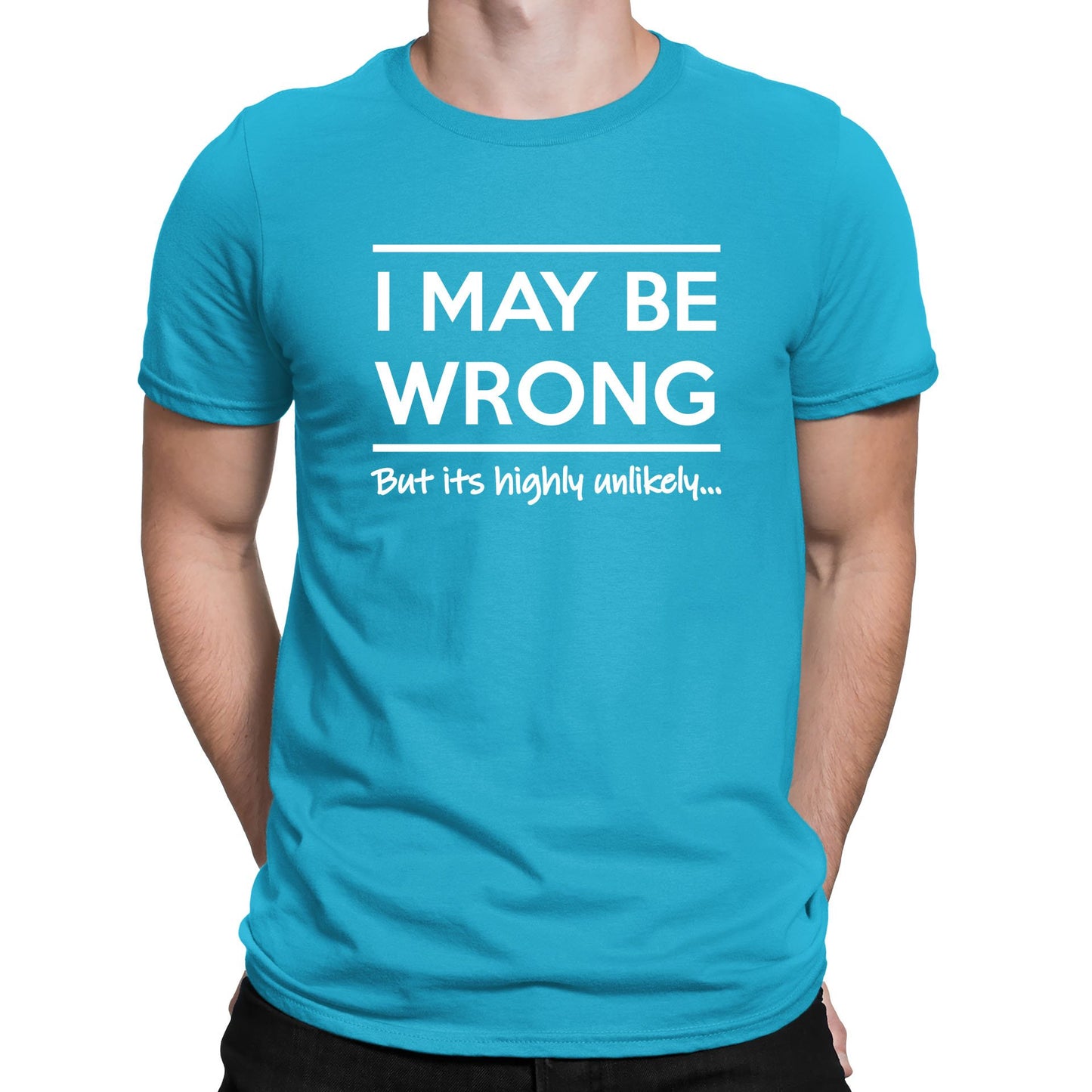 I May Be Wrong Mens T-shirt