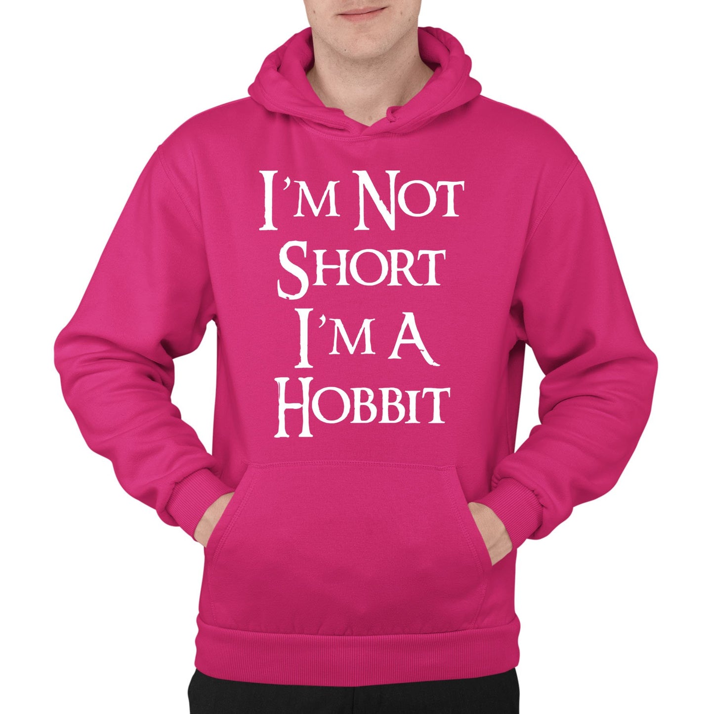 I'm Not Short I'm A Hobbit Mens Pullover Hoodie