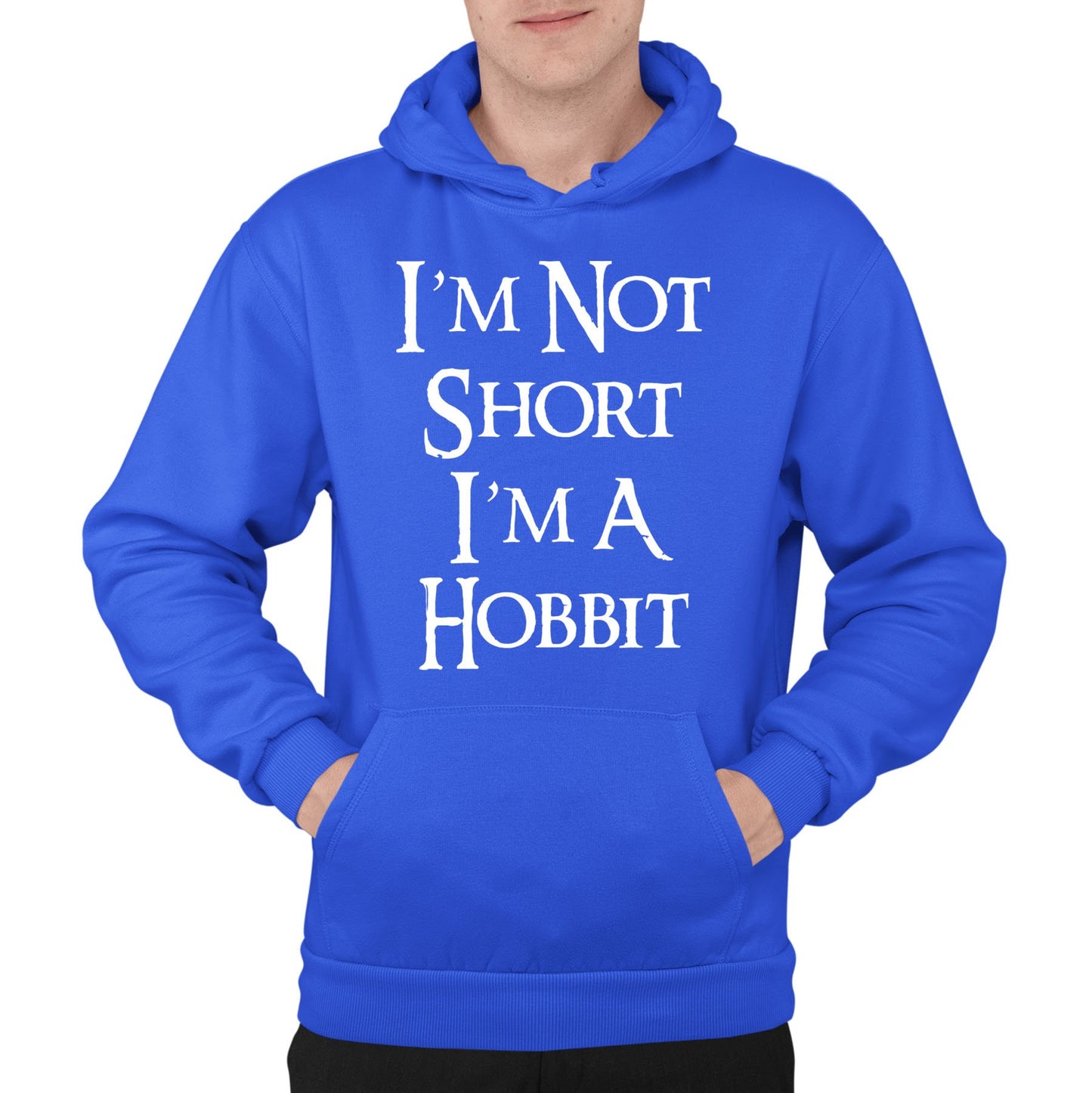 I'm Not Short I'm A Hobbit Mens Pullover Hoodie