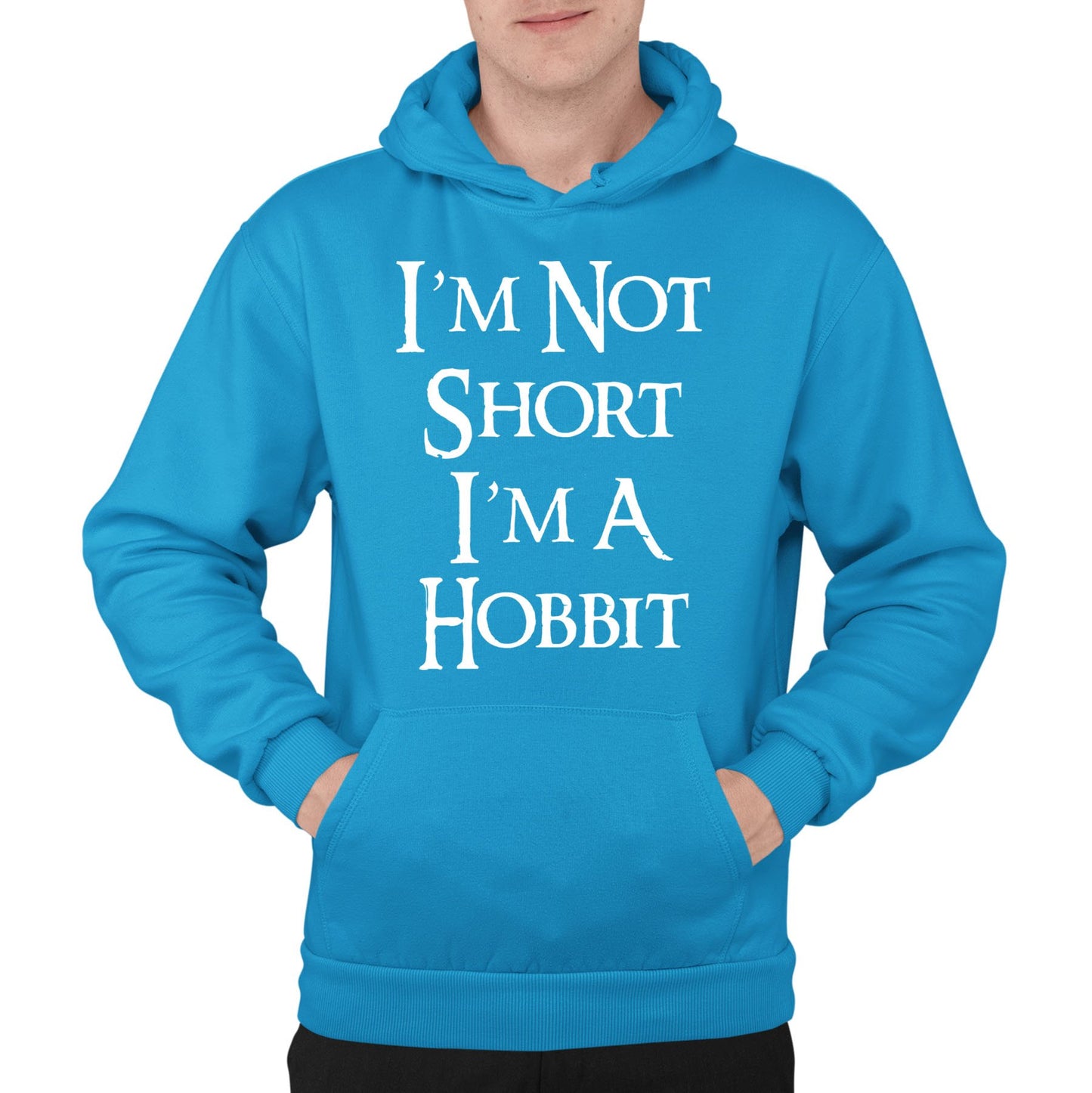 I'm Not Short I'm A Hobbit Mens Pullover Hoodie