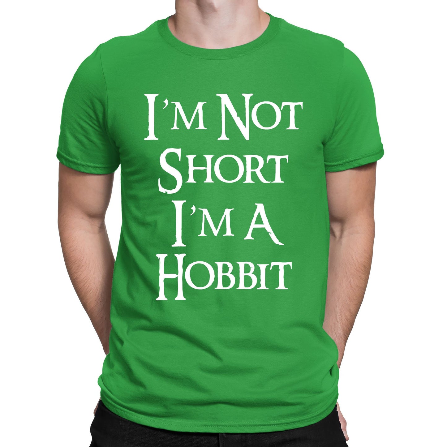 I'm Not Short I'm A Hobbit Mens T-shirt